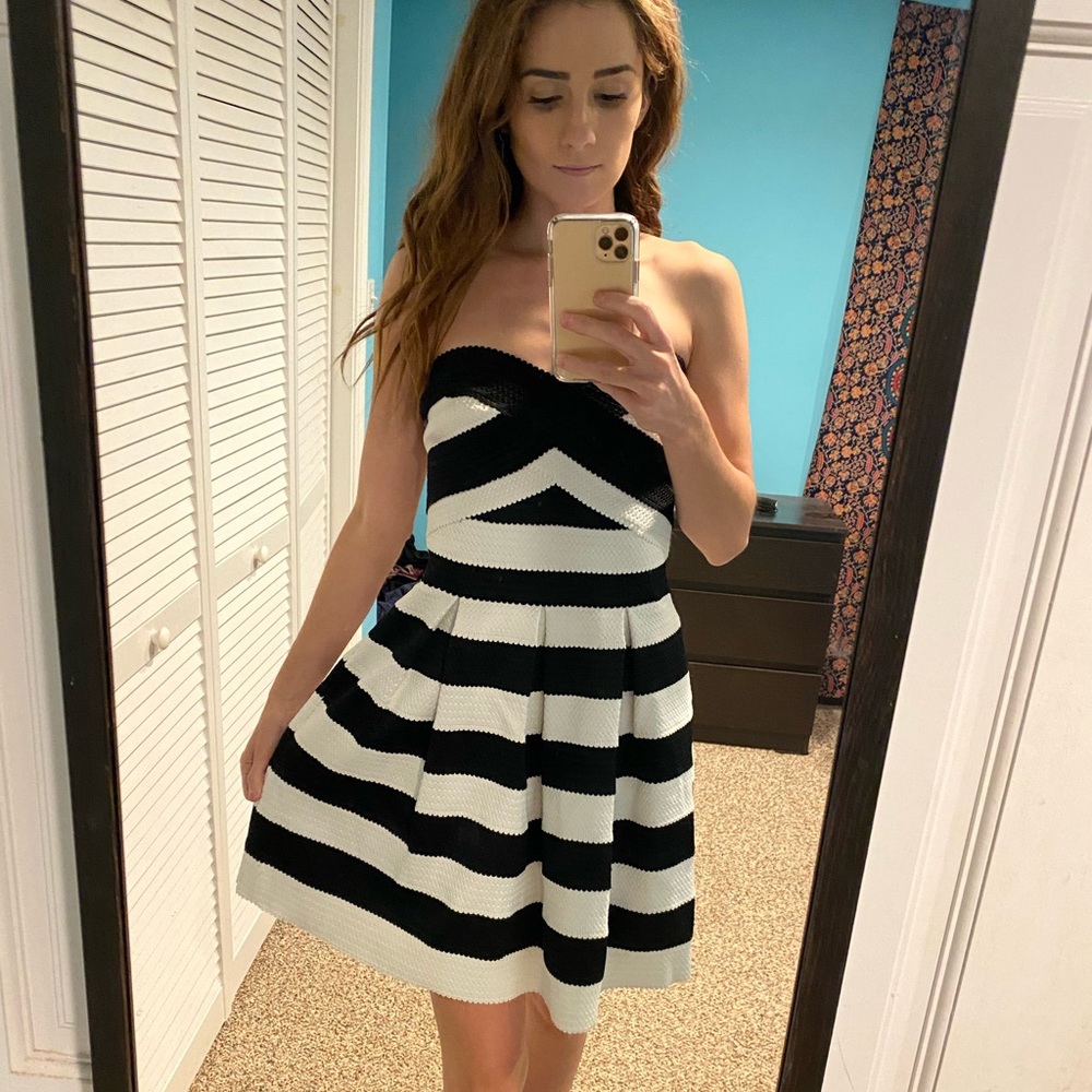 Express striped dress